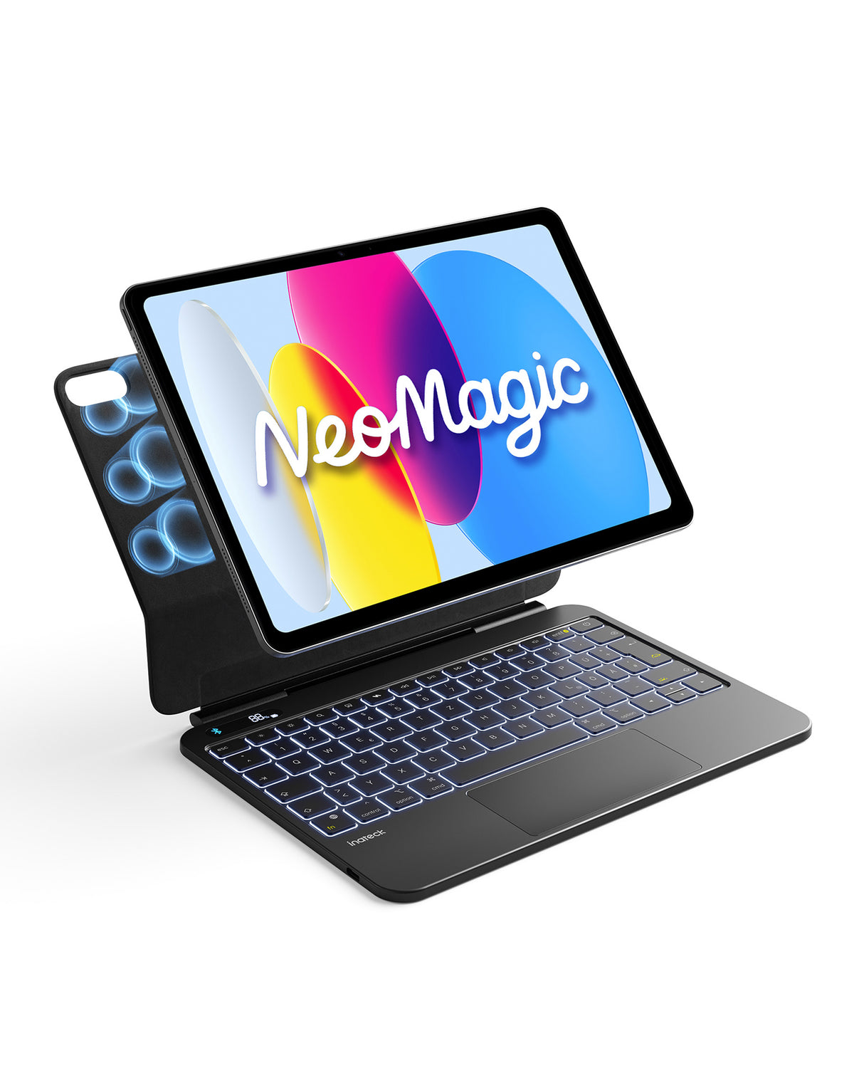 NeoMagic Magnetische Tastatur Hülle für iPad 11/10 Gen 2025 A16 11", QWERTZ, KB903-10 Schwarz