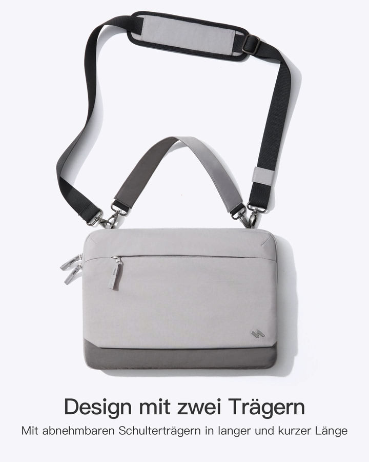 Inateck 360° Schutz Laptoptasche Hülle Schultertasche, kompatibel mit 13-Zoll MacBook Pro/Air, 14-Zoll MacBook Pro/Max (