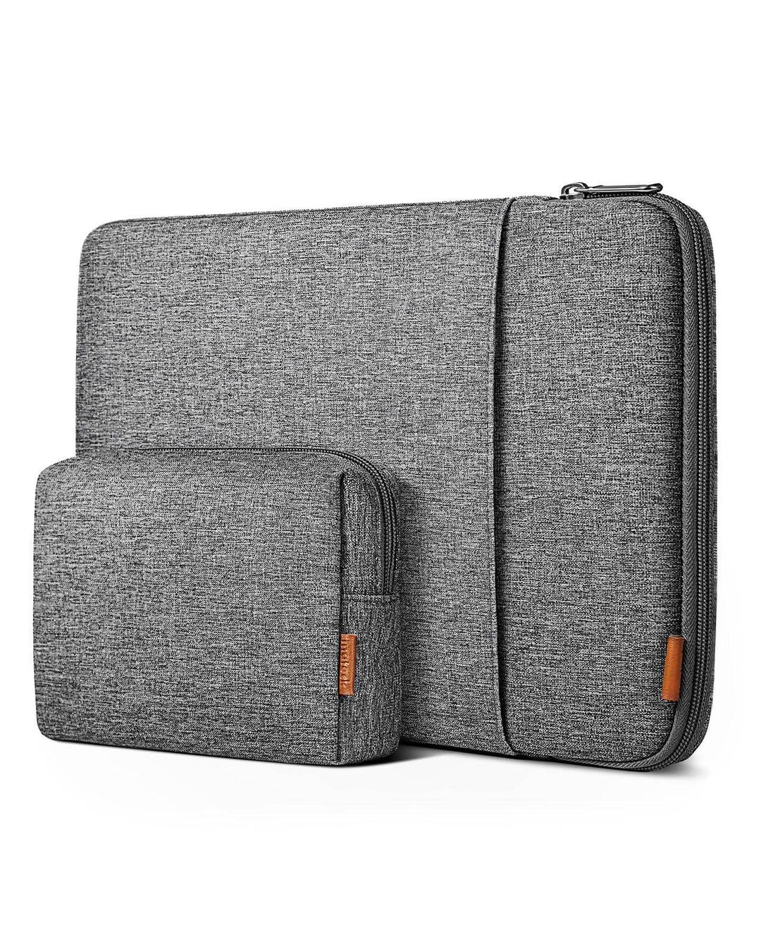 inateck DE EdgeKeeper 360° Rundumschutz Laptoptasche Hülle 13-16 Zoll mit Zubehörtasche, LB01006/S1 Grau 13 Zoll