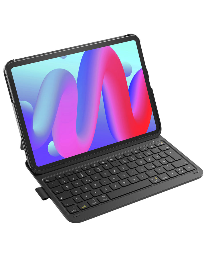 inateck DE Super-leicht Tastatur Hülle für iPad 11" 11 Gen (A16 2025), iPad 10, iPad Air 11" M3/M2 (2025/2024), iPad Air 5/4, iPad 