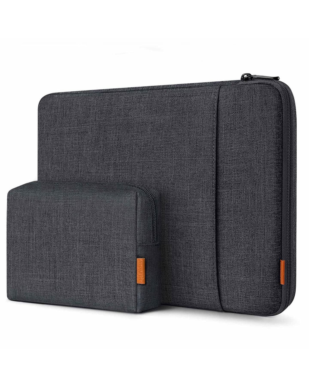 EdgeKeeper 360° Rundumschutz Laptoptasche Hülle 13-16 Zoll mit Zubehörtasche, LB01006/S1 Schwarzgrau 16 Zoll MacBook Pro