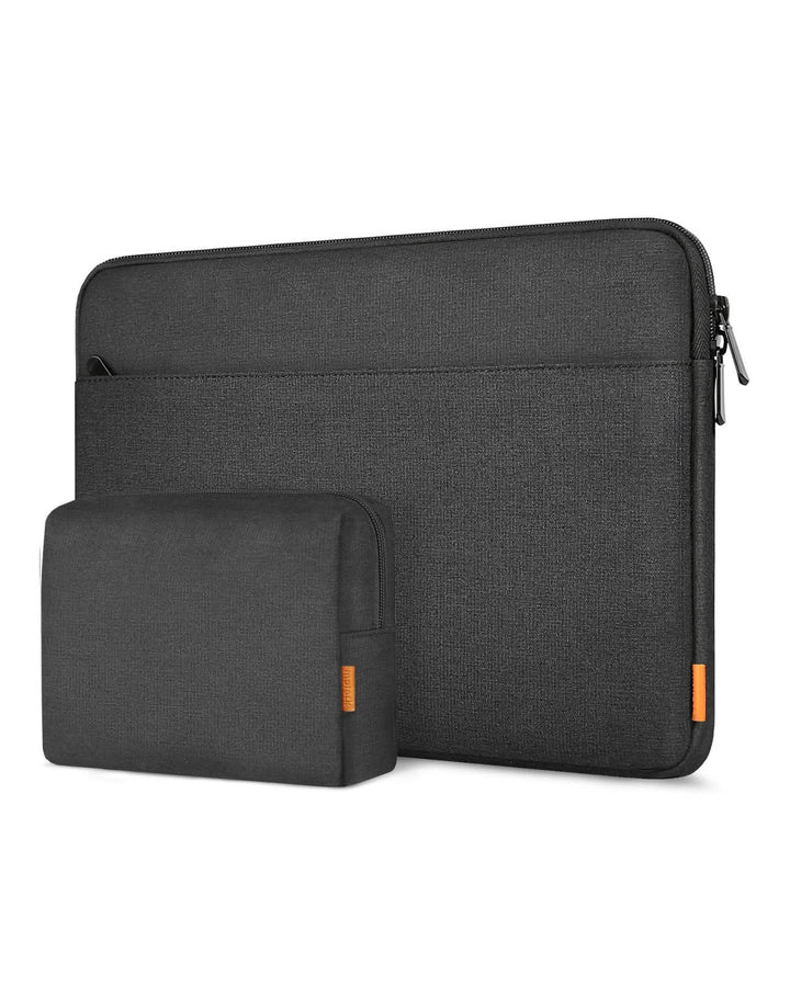 inateck DE Ultraleichte Laptoptasche Hülle 13-16 Zoll mit Zubehörtasche, LB01005 13 Zoll Schwarz