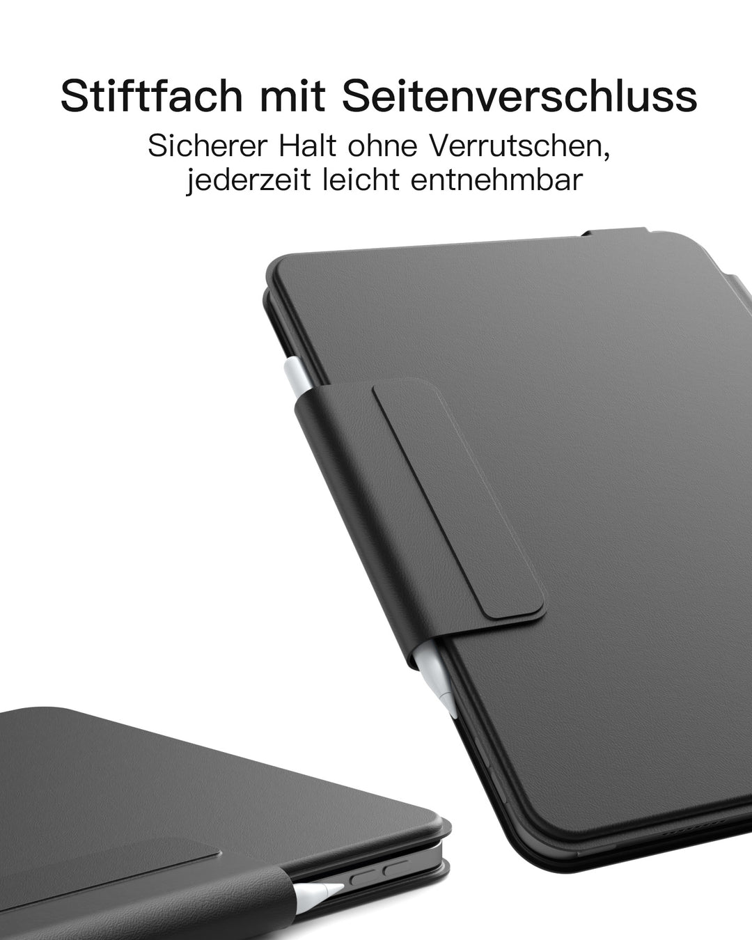 Inateck abnehmbare Tastaturhülle für iPad 11 Zoll (A16) 2025 / iPad 10 Generation 10,9 Zoll, QWERTZ, KB204