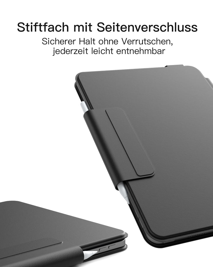 Inateck abnehmbare Tastaturhülle für iPad 11 Zoll (A16) 2025 / iPad 10 Generation 10,9 Zoll, QWERTZ, KB204