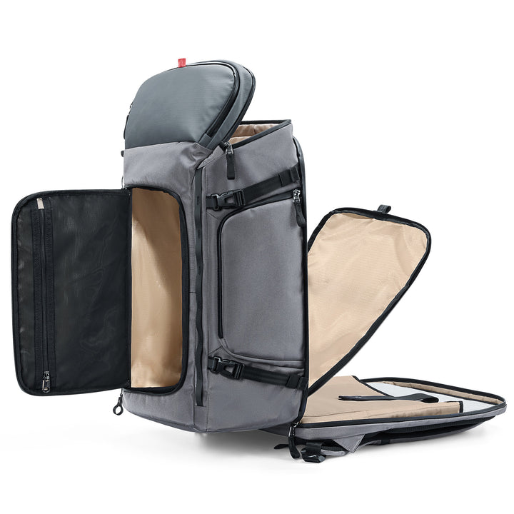 Handgepäck Rucksack 40L, TSA Freundlich Groß Reiserucksack Spritzwassergeschützt Travel Backpack für 17 Zoll Laptop, BPX