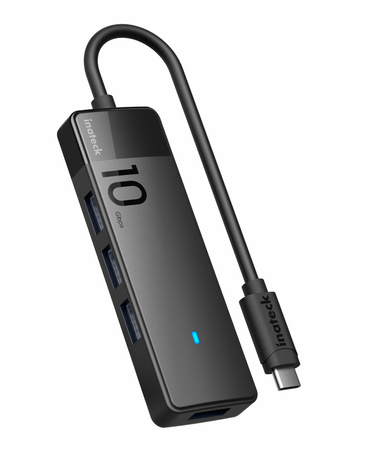 USB 3.2 Gen 2 Geschwindigkeit, USB-C zu USB Hub mit 4 USB-A-Anschlüssen, HB2025 - Inateck Official DE